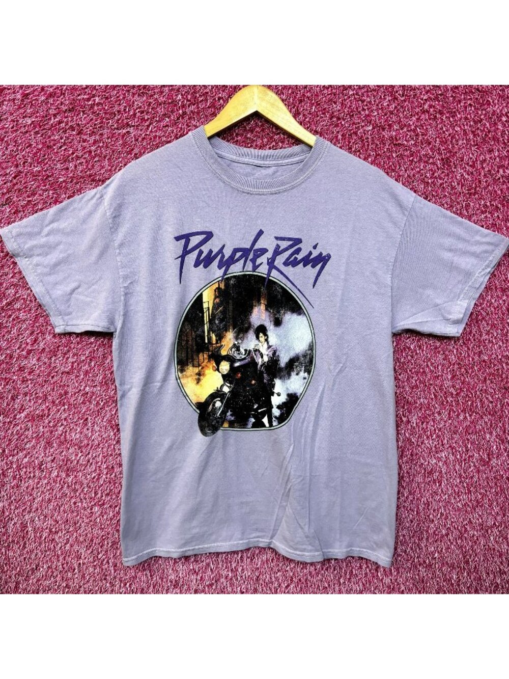 Prince and the Revolution Purple Rain Funk Rock Movie Tee L